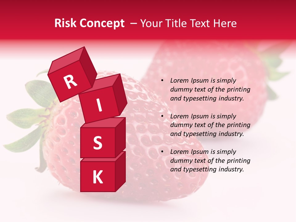 Berry Food Close Up PowerPoint Template