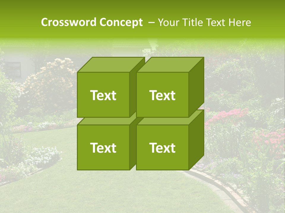 Relax House Horticulture PowerPoint Template