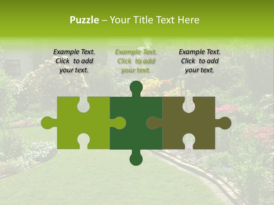 Relax House Horticulture PowerPoint Template