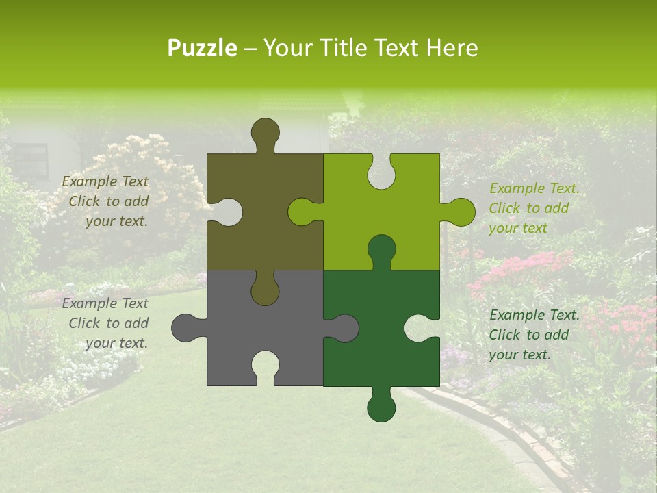 Relax House Horticulture PowerPoint Template