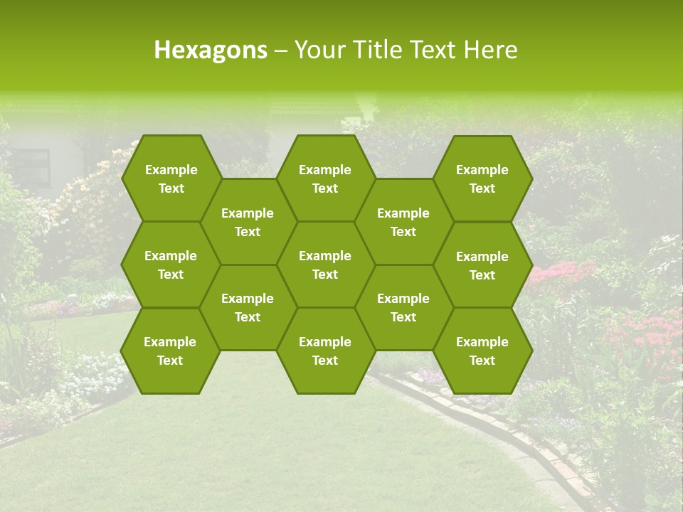 Relax House Horticulture PowerPoint Template