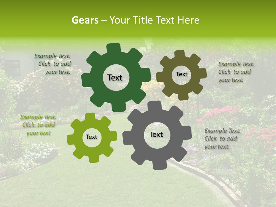 Relax House Horticulture PowerPoint Template