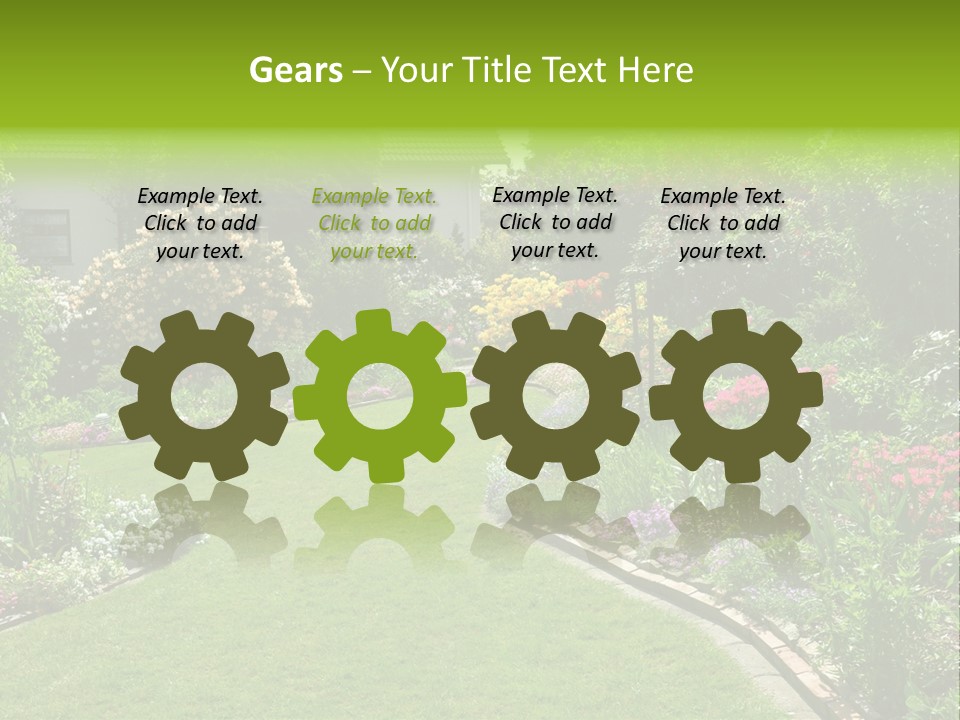 Relax House Horticulture PowerPoint Template