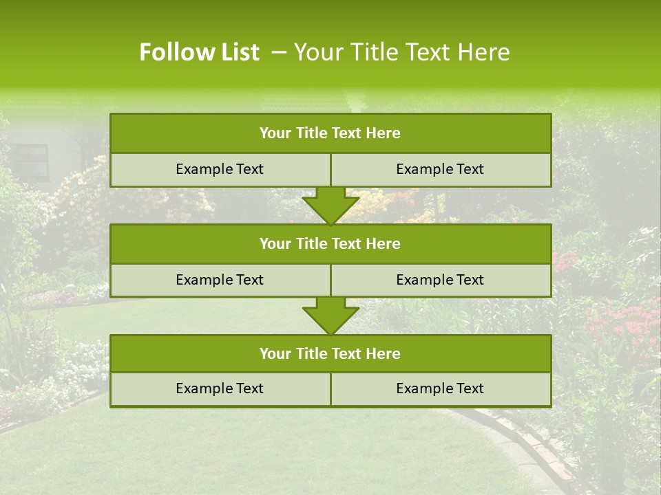 Relax House Horticulture PowerPoint Template