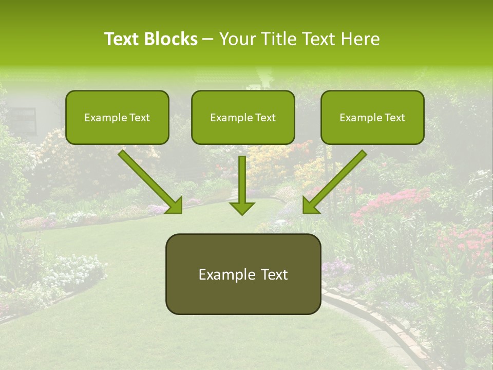 Relax House Horticulture PowerPoint Template