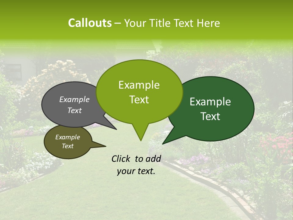 Relax House Horticulture PowerPoint Template