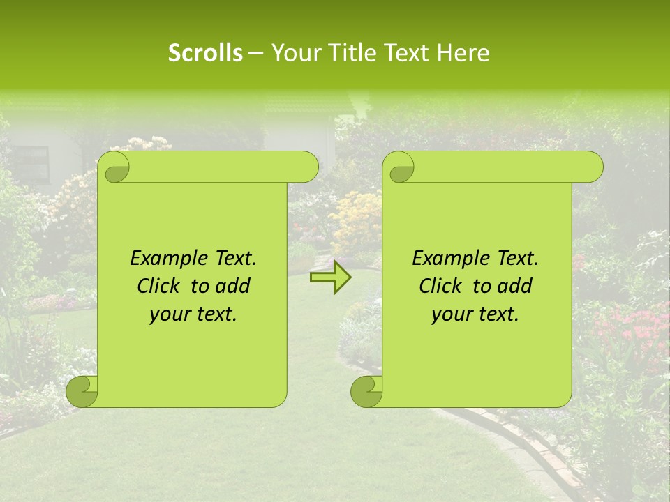 Relax House Horticulture PowerPoint Template