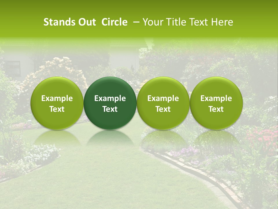 Relax House Horticulture PowerPoint Template