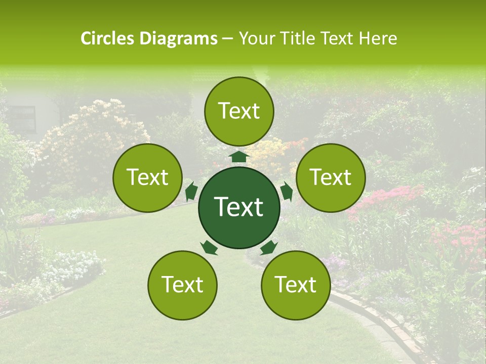 Relax House Horticulture PowerPoint Template