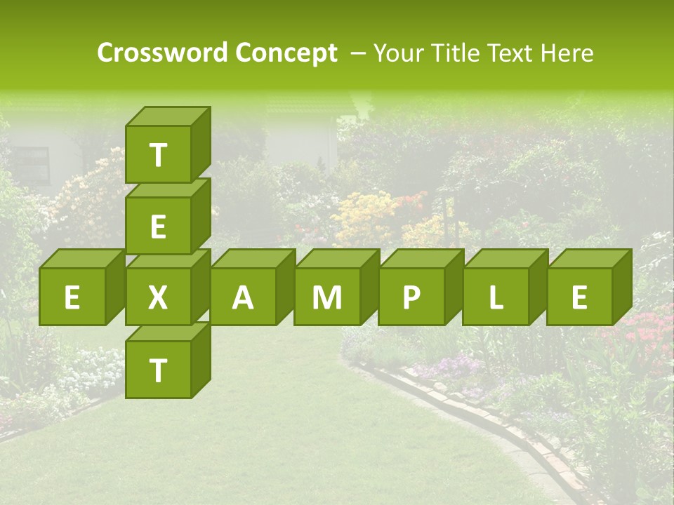 Relax House Horticulture PowerPoint Template