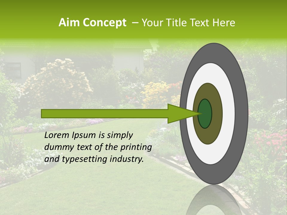 Relax House Horticulture PowerPoint Template