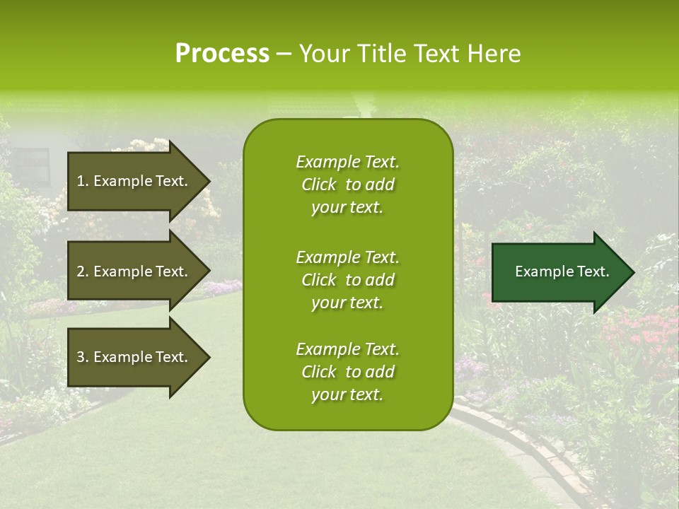 Relax House Horticulture PowerPoint Template