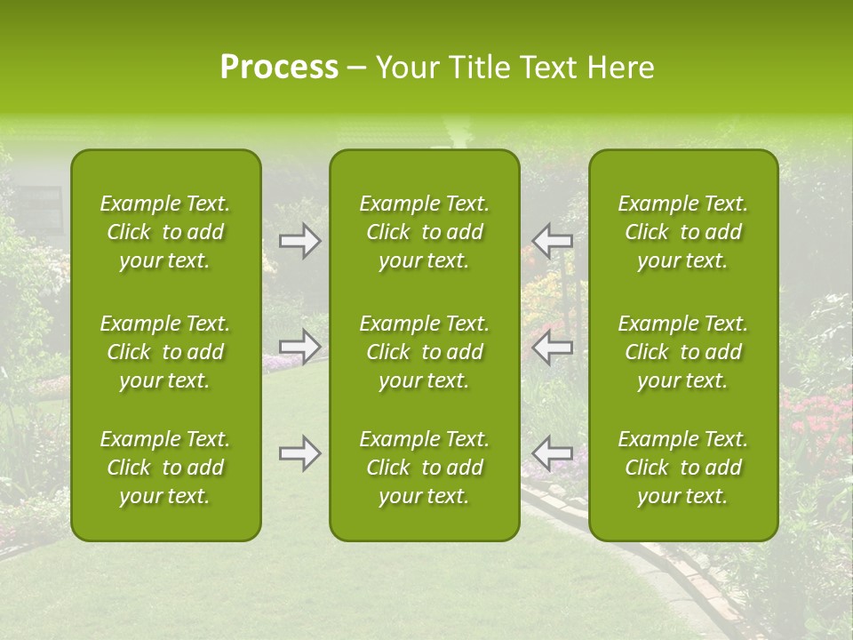 Relax House Horticulture PowerPoint Template