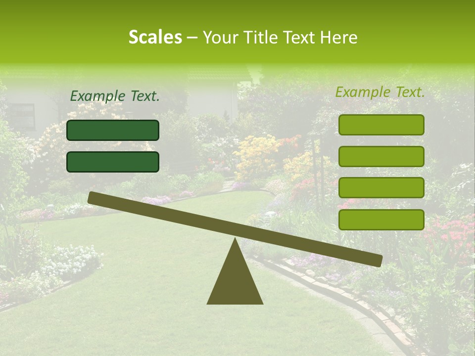 Relax House Horticulture PowerPoint Template