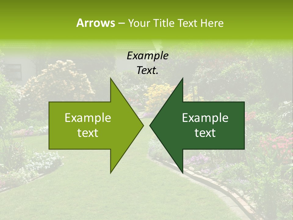 Relax House Horticulture PowerPoint Template