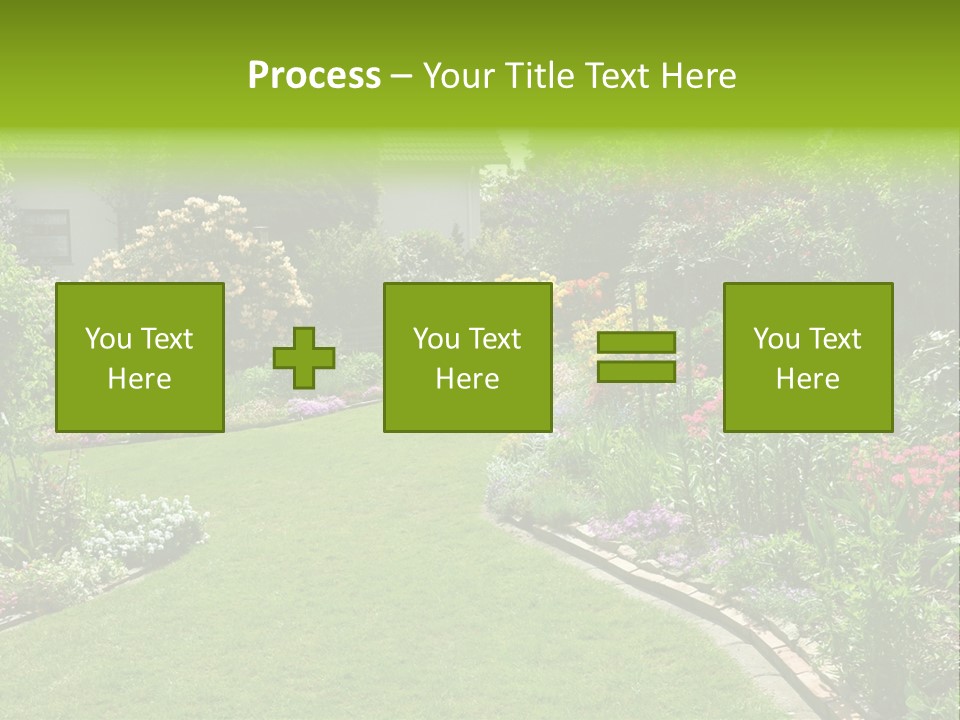 Relax House Horticulture PowerPoint Template