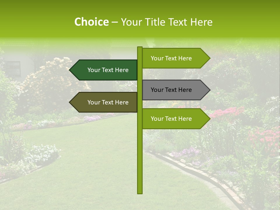 Relax House Horticulture PowerPoint Template
