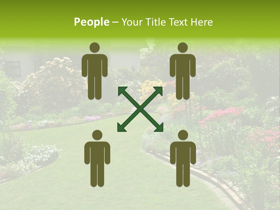 Relax House Horticulture PowerPoint Template