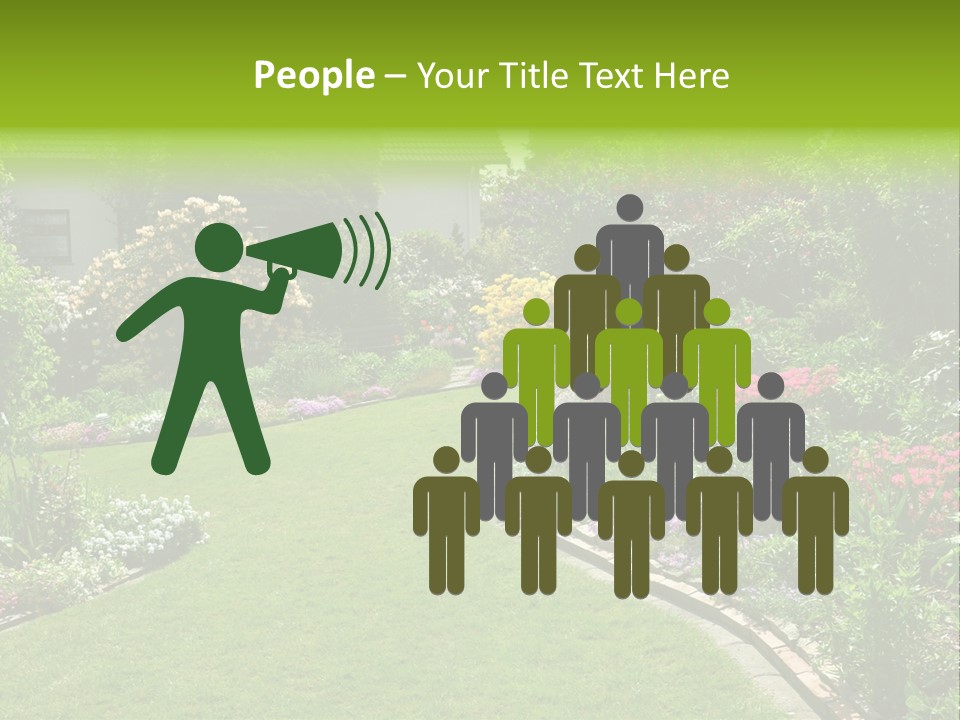 Relax House Horticulture PowerPoint Template