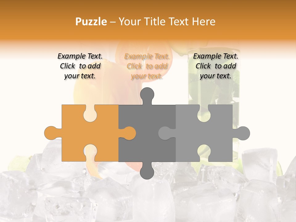 Leaf Drink Ingredient PowerPoint Template