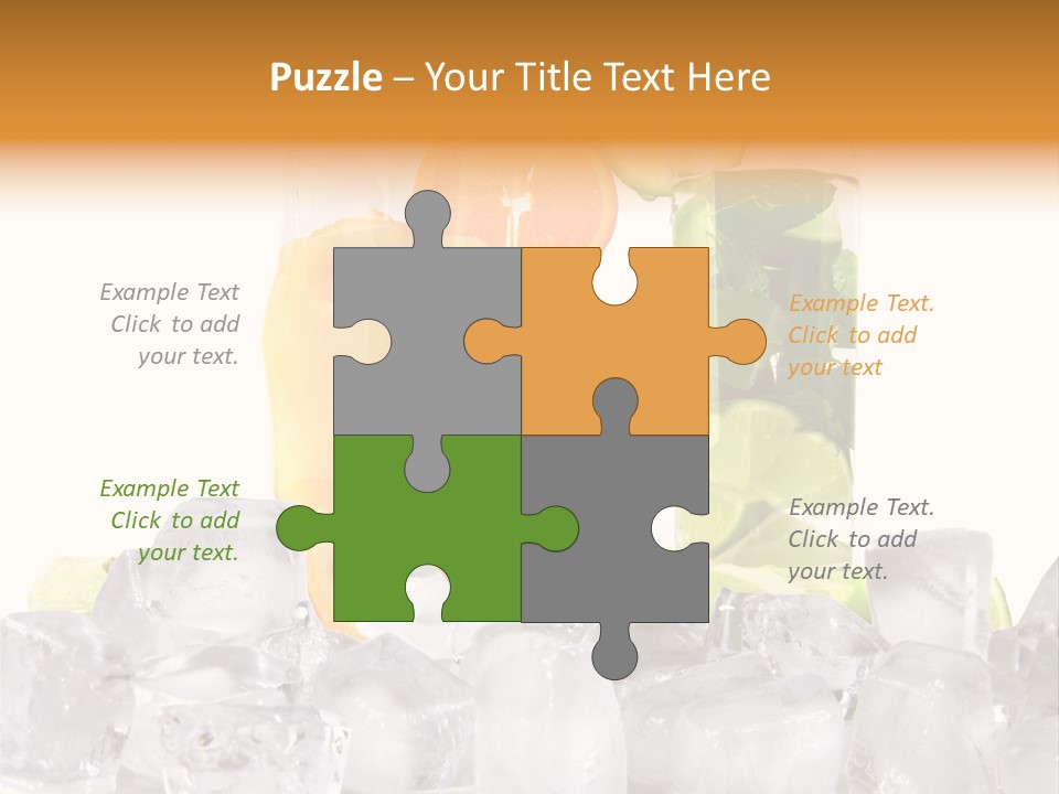 Leaf Drink Ingredient PowerPoint Template