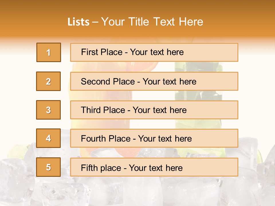 Leaf Drink Ingredient PowerPoint Template