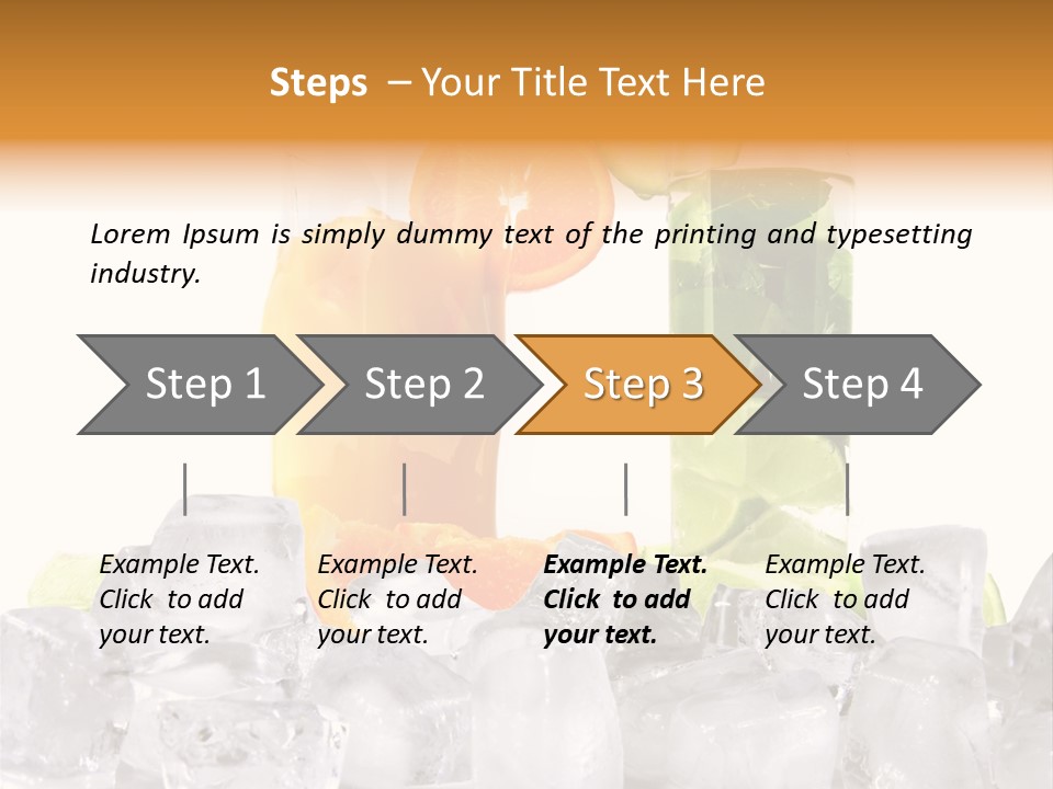 Leaf Drink Ingredient PowerPoint Template