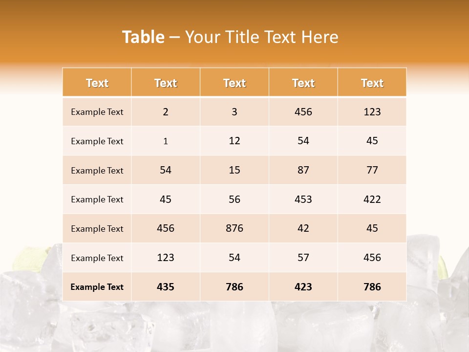 Leaf Drink Ingredient PowerPoint Template
