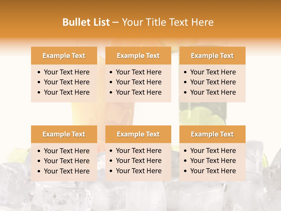 Leaf Drink Ingredient PowerPoint Template