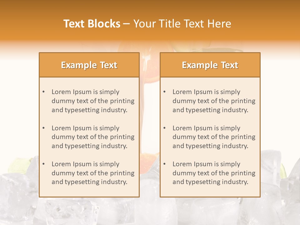 Leaf Drink Ingredient PowerPoint Template