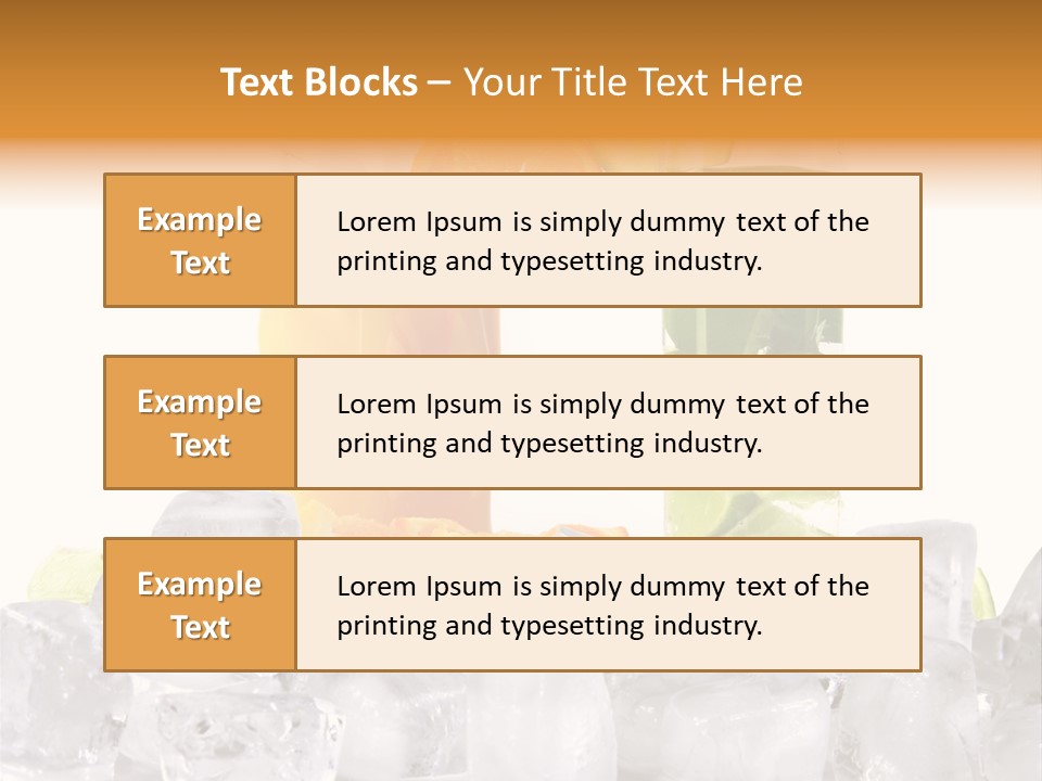 Leaf Drink Ingredient PowerPoint Template