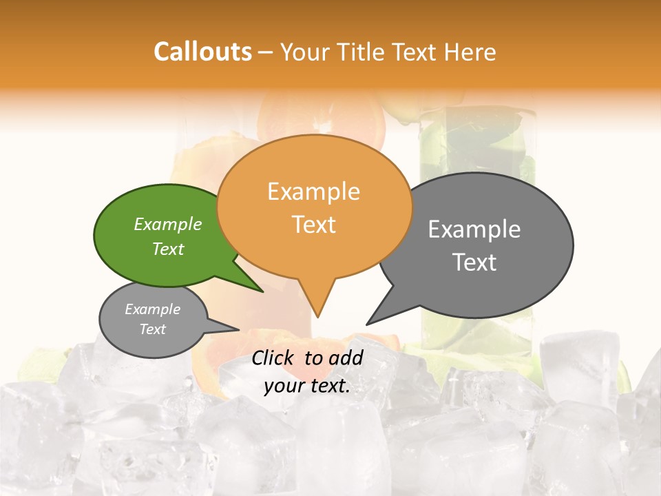 Leaf Drink Ingredient PowerPoint Template