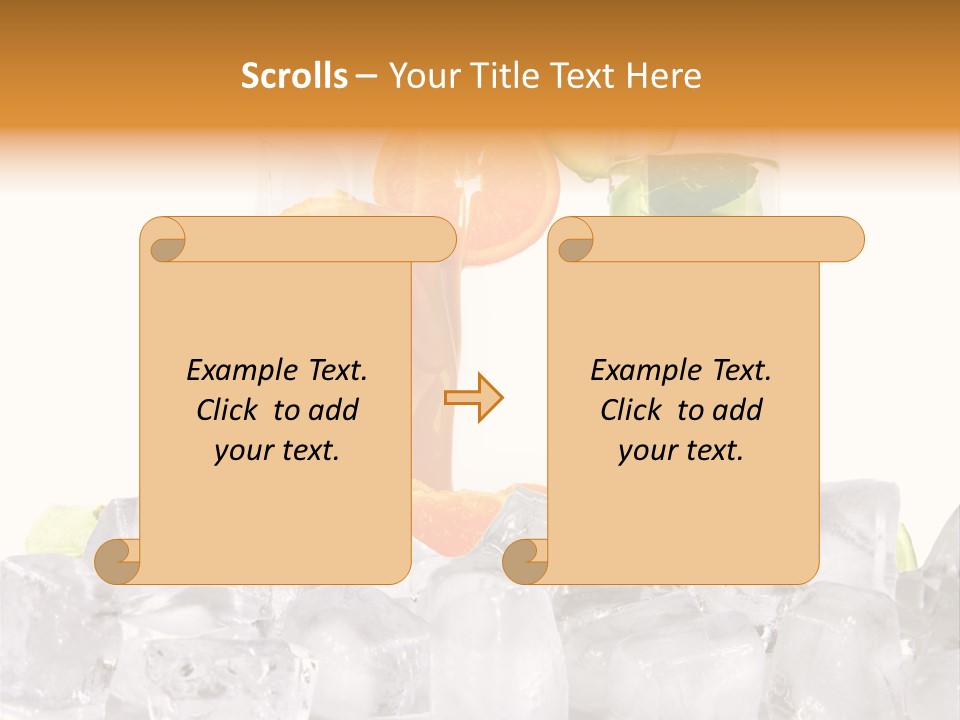 Leaf Drink Ingredient PowerPoint Template