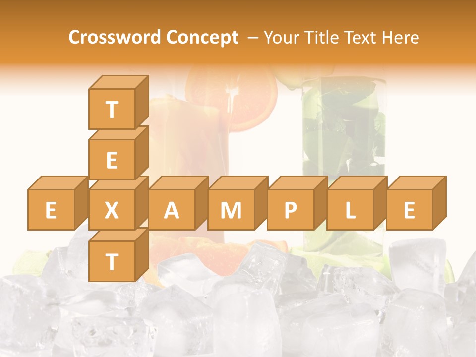 Leaf Drink Ingredient PowerPoint Template