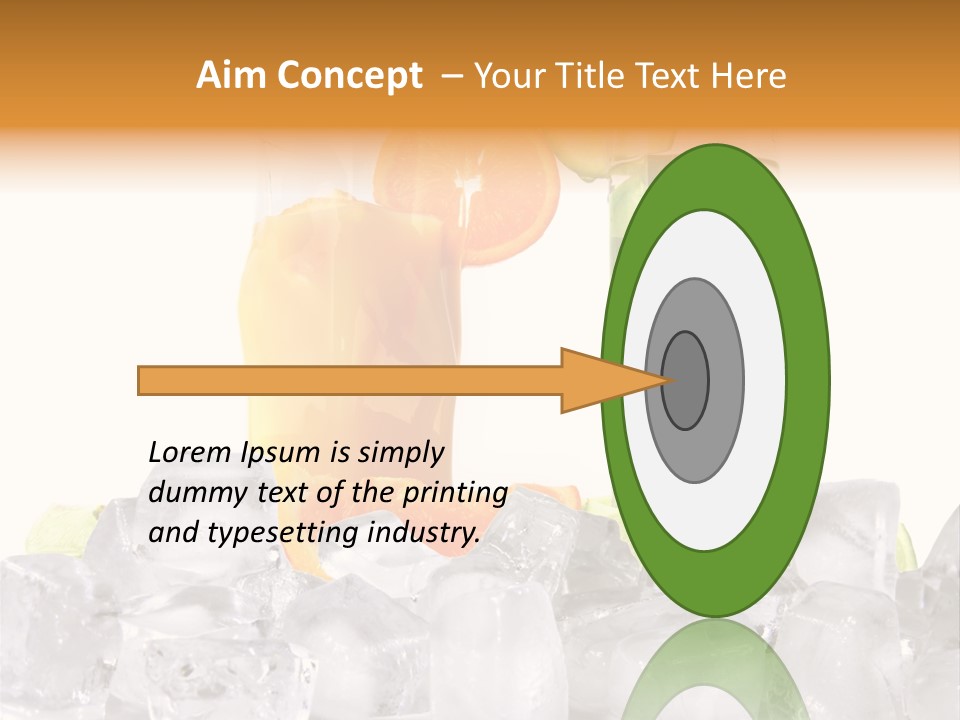 Leaf Drink Ingredient PowerPoint Template