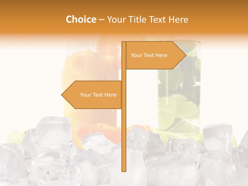 Leaf Drink Ingredient PowerPoint Template
