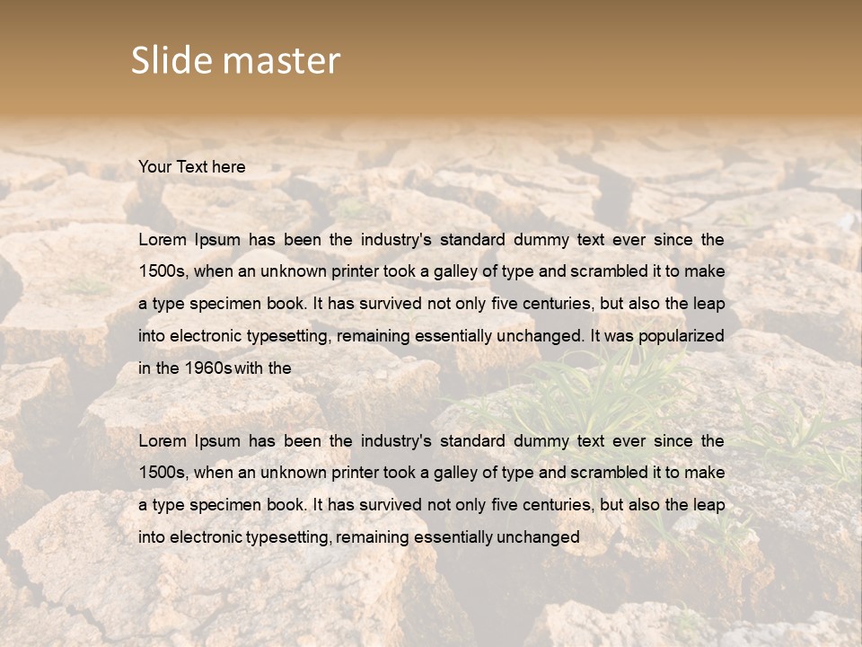 Detail Countryside Alone PowerPoint Template
