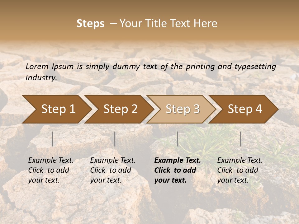 Detail Countryside Alone PowerPoint Template