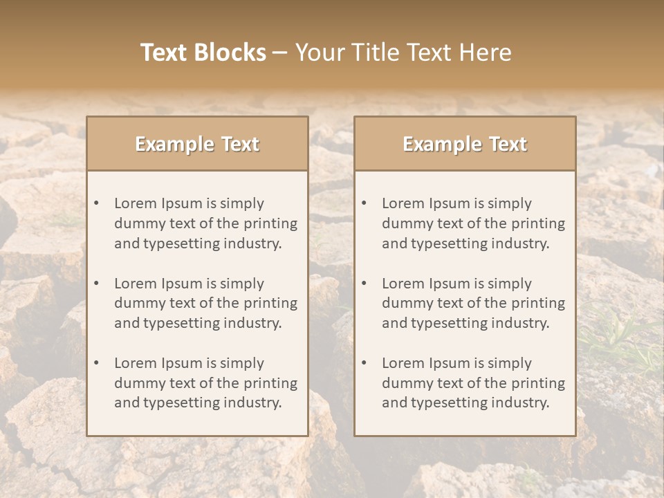 Detail Countryside Alone PowerPoint Template