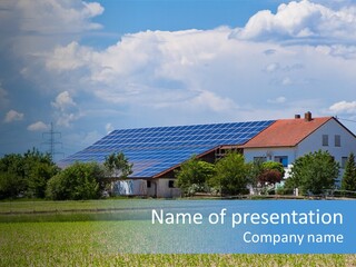 Environment Green Roof PowerPoint Template