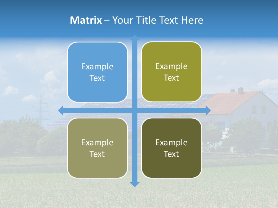 Environment Green Roof PowerPoint Template