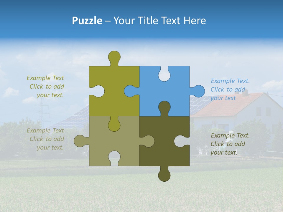 Environment Green Roof PowerPoint Template