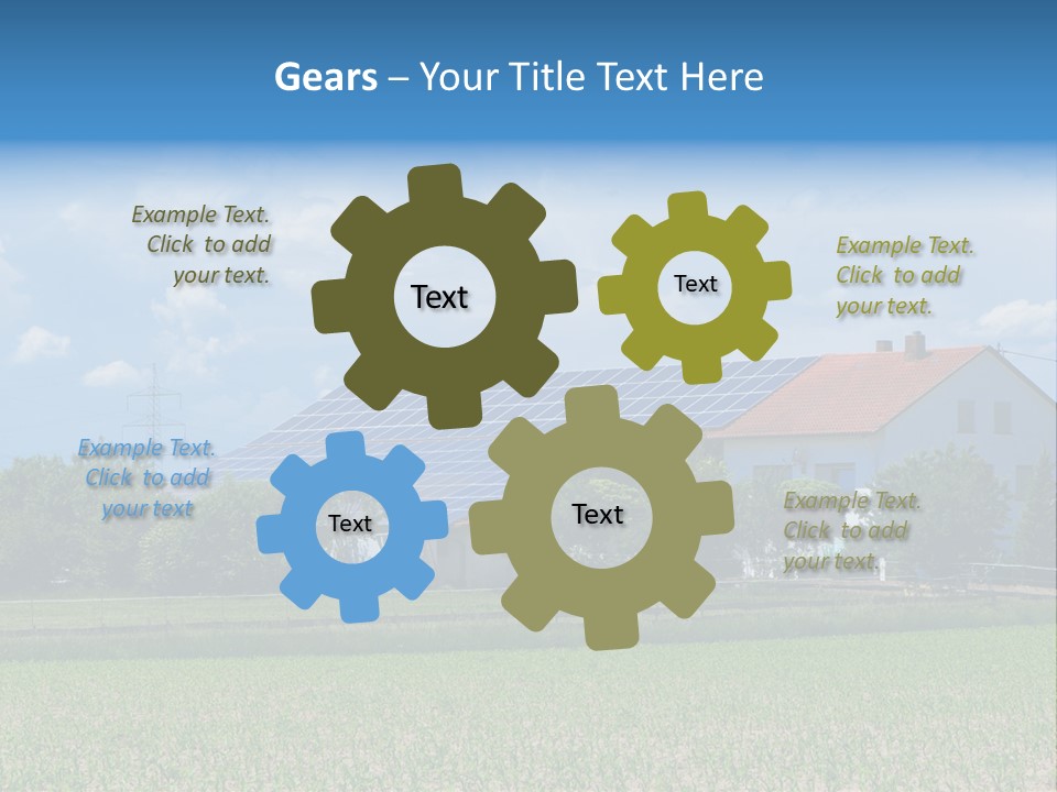 Environment Green Roof PowerPoint Template