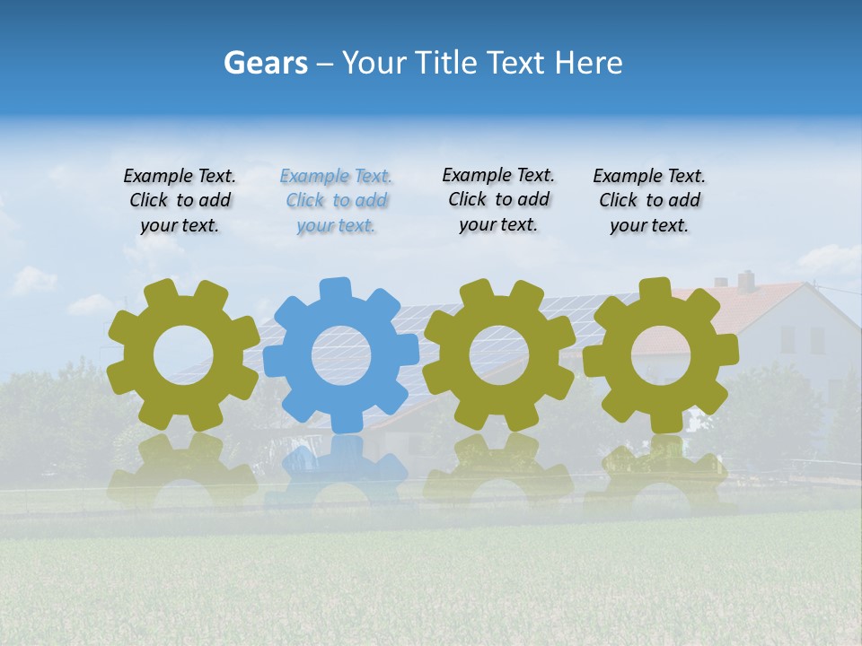 Environment Green Roof PowerPoint Template
