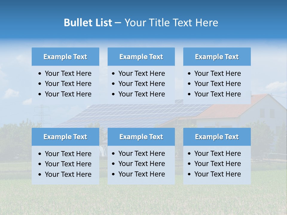 Environment Green Roof PowerPoint Template