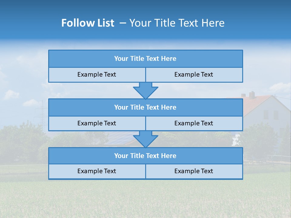 Environment Green Roof PowerPoint Template