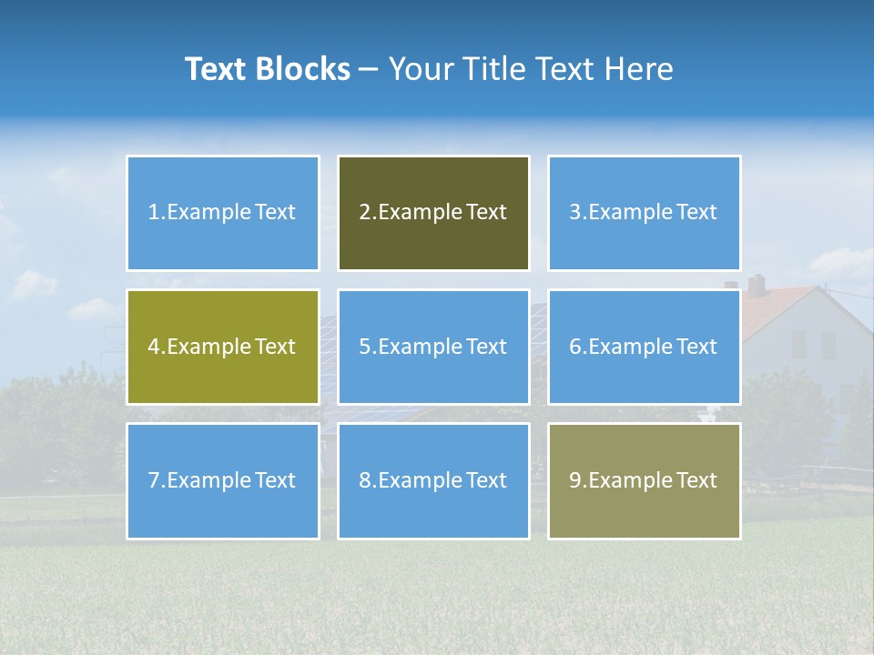 Environment Green Roof PowerPoint Template
