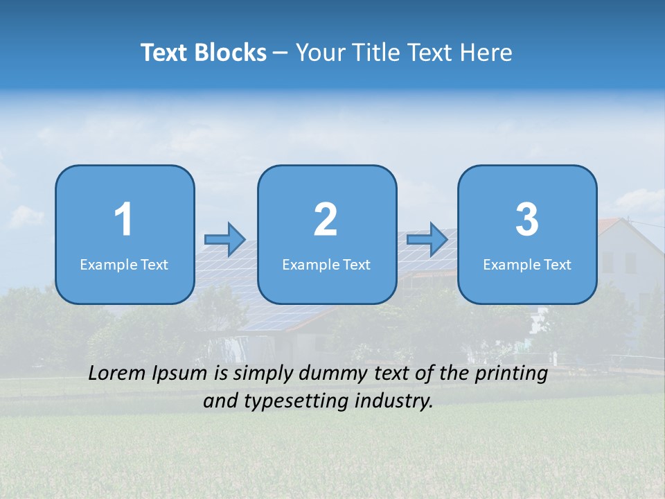 Environment Green Roof PowerPoint Template