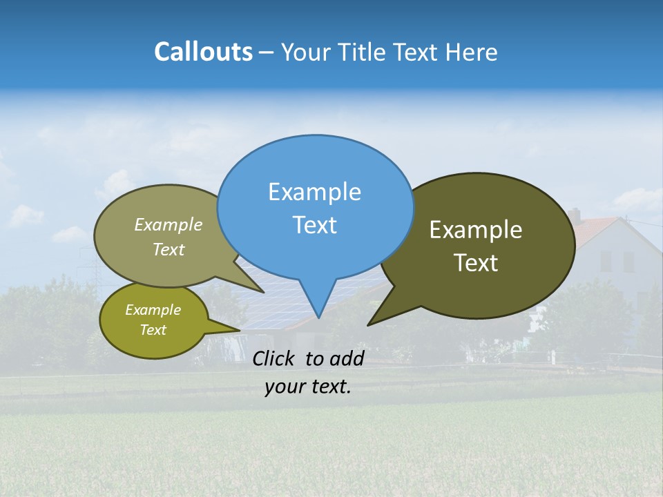 Environment Green Roof PowerPoint Template
