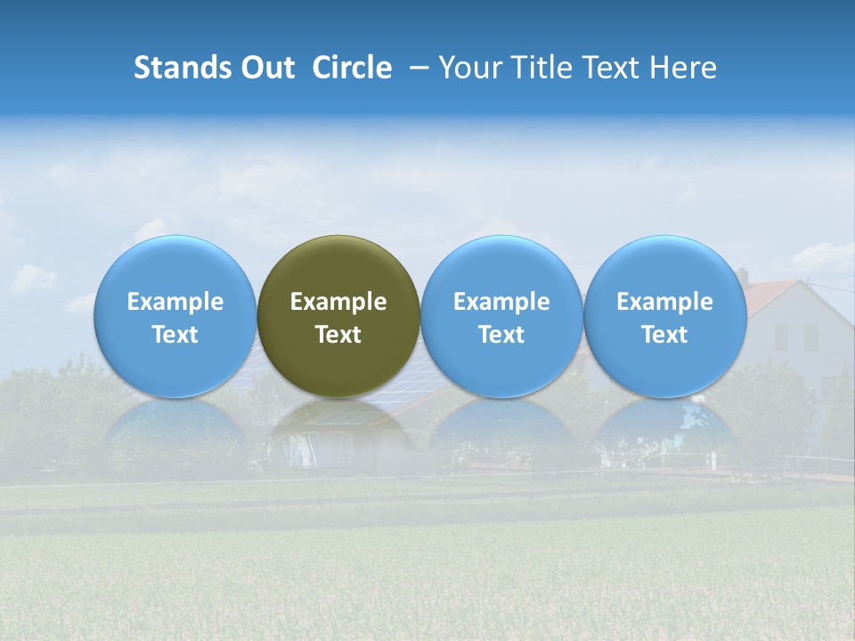 Environment Green Roof PowerPoint Template